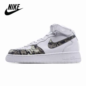 

Nike Air Force 1 Jungle camouflage Women's Mid-Top Sneakers Size 36-40 19304-003