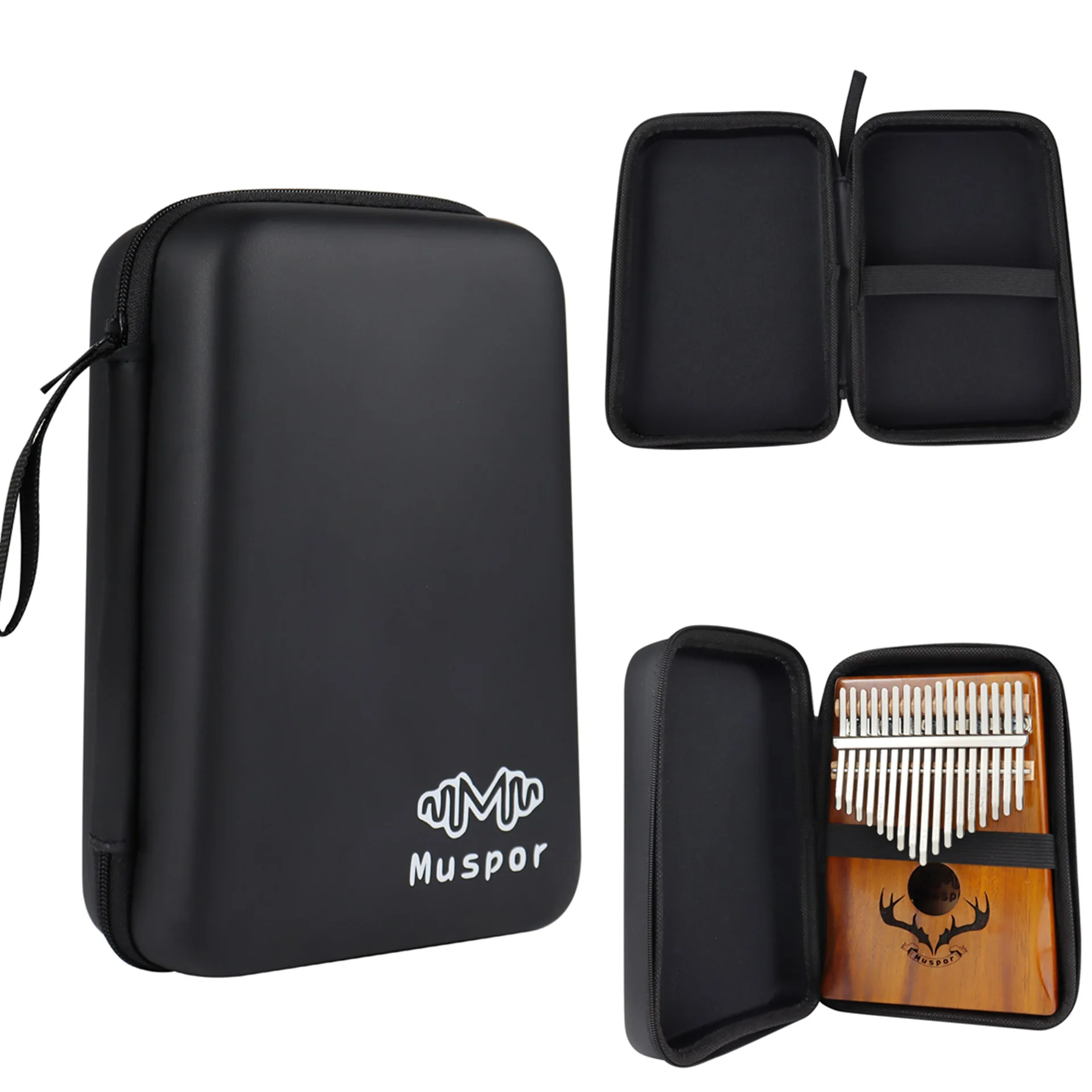 

EVA hard shell Kalimba case Musical Instrument Thumb Piano Mbira Soft Case Bag Kalimba Cover Protective dustproof Case