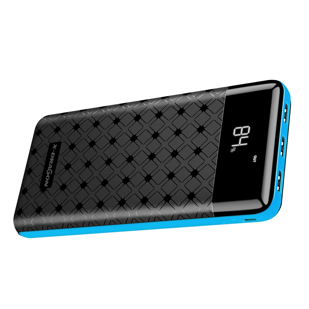  Power Bank 25000mAh Portable External Battery Charger Pack with LCD Display 3 USB Output for iPhone