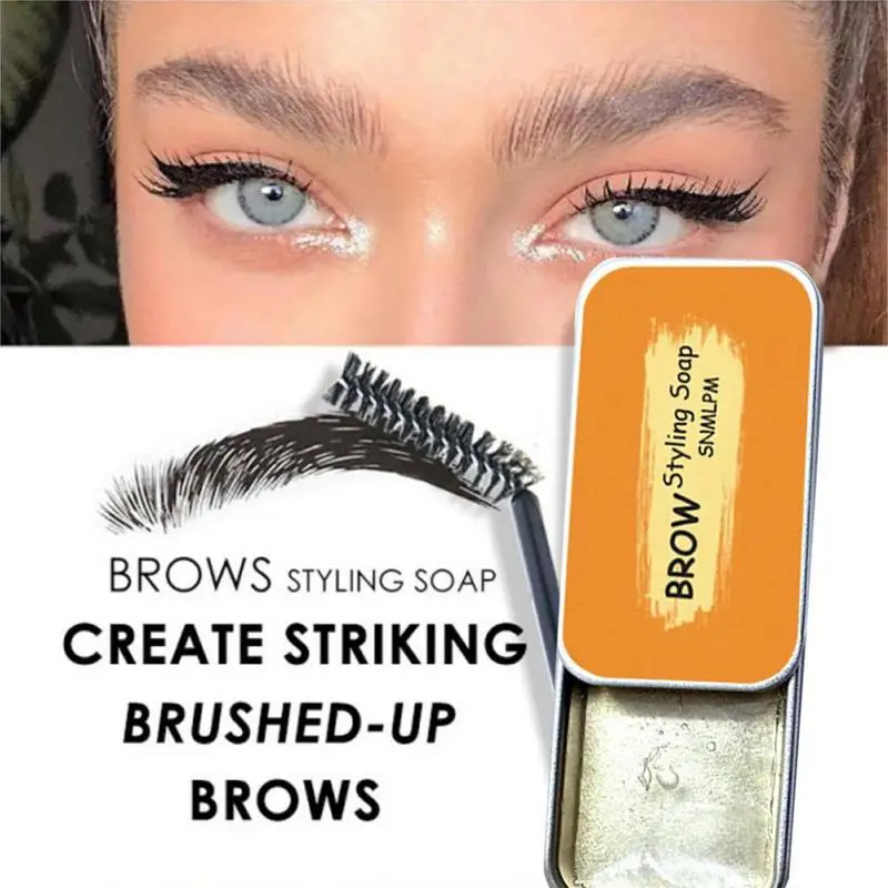 Набор гель-мыла для бровей 3D Feathery Brows стойкая ламинация водостойкая оправа помада