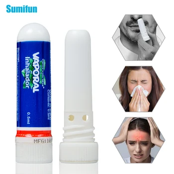 

5pcs Nasal Inhaler Rhinitis Mint Cream Refresh Nose Cold Cool Herbal Ointment Nasal Essential Oils Health Care D3087