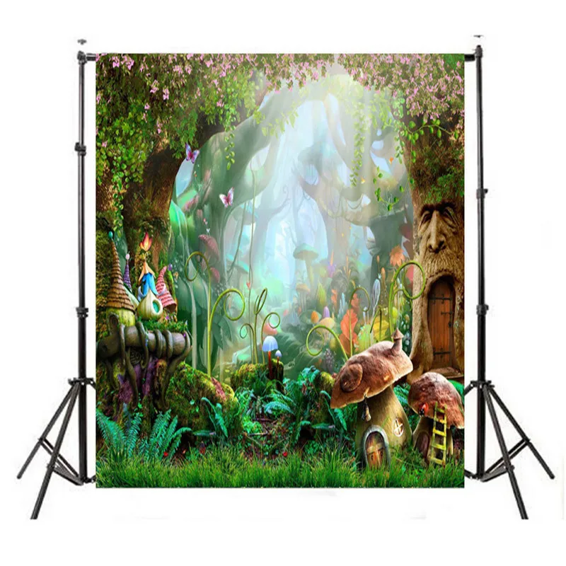

New Studio Rose Christmas Photography Children's Dream Fairy Tale 3D Photography Background Cloth For Photo Studio