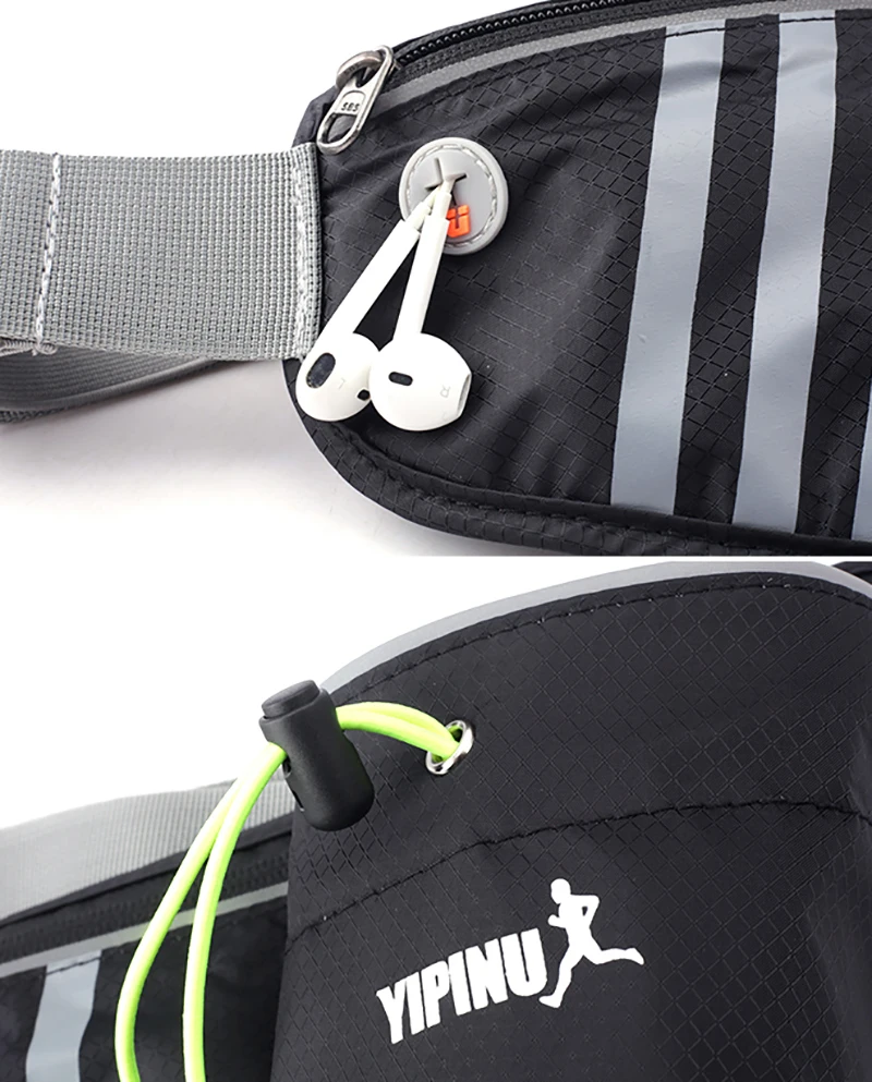 Running Belt Bag Trailing For Phone Holder Sport Fanny Pack Men Woman Fitness Waterproof Waist Pack With Water Bottle Gym Bags
