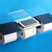 Держатель для туалетной бумаги, полотенец, держатель для туалетных полотенец, держатель для мобильного телефона, бумажный лоток, держатель для бумаги, дырочка, Туалет