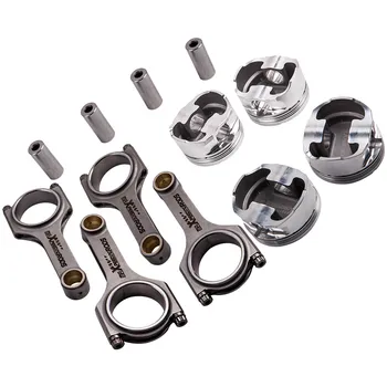 

Connecting Rod Conrods + Pistons for Audi TT Mk2 8J VW Passat Golf Tiguan B6 EA888 144mm 82.5mm 9.5:1 Genuine 3/8 ARP 2000 bolts