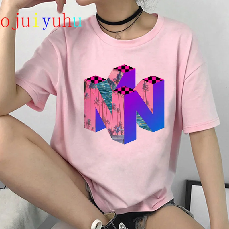 Футболка в стиле Харадзюку для мужчин и женщин Vaporwave крутая уличная одежда с