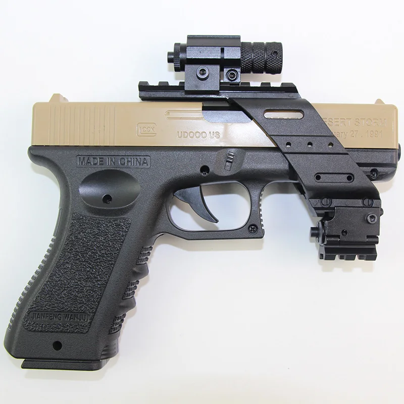 Base de Polímero para Glock Universal Tático Pistola Plástico 19 Beretta m9 Quad Ferroviário Picatinny Visão Laser Iluminação Âmbito Montagem 17 4 Esporte e Lazer