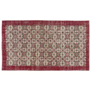 

Handmade Natural Vintage Turkish Area Rug 117x202 Cm-3'10''X6'8''