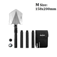  Nextool Survival Folding Shovel Multitool Self-Defense with Screwdriver Tactical Carry Pouch Camping 180 Degree Carbon Steel 