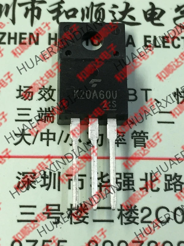 10 шт./лот и TK20A60U K20A60U TO-220F 600V 20A