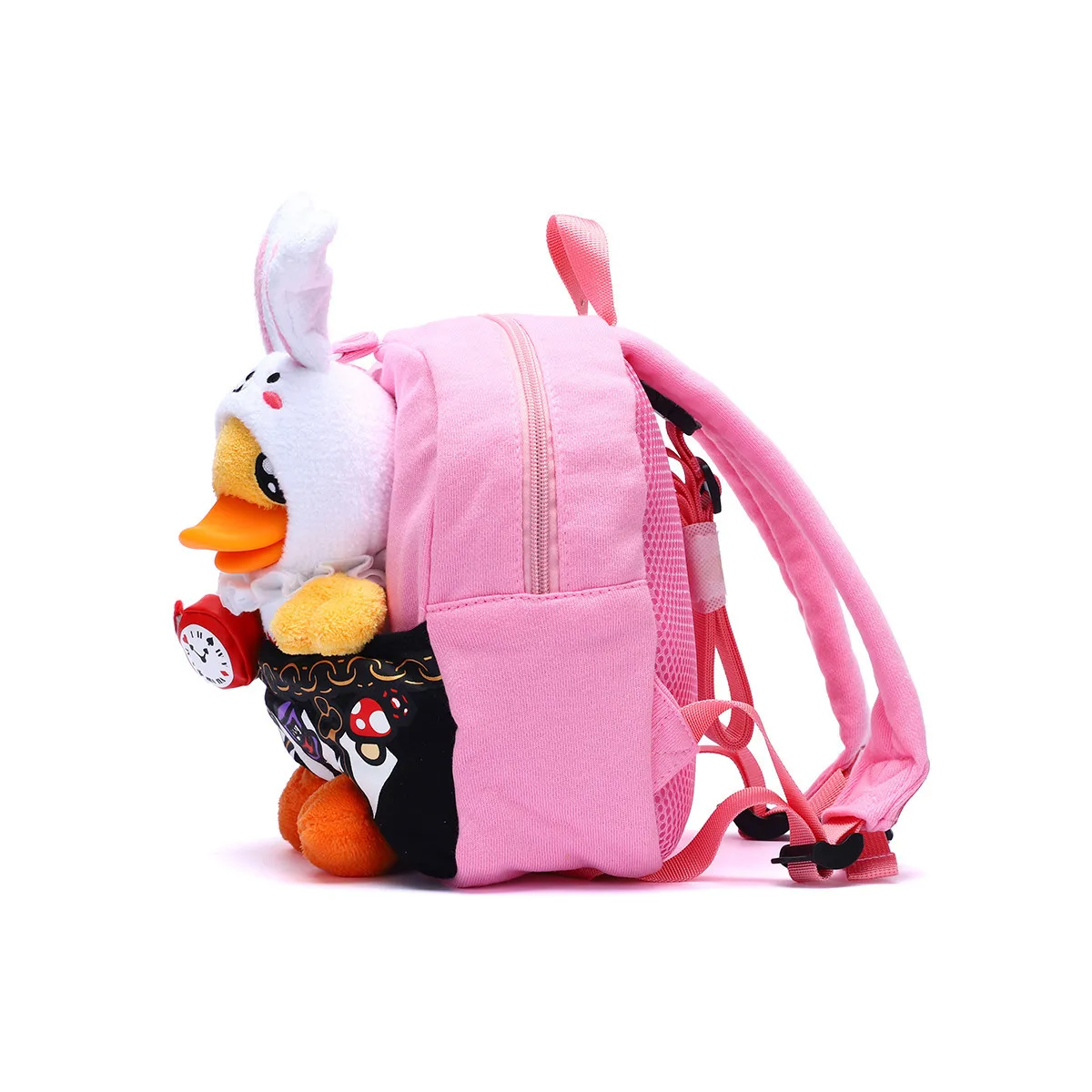 

B. Duck Small Yellow Duck Four Seasons Children in Wonderland Children Doll Backpack Pre-Kindergarten School Bag