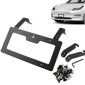 

Car Plate Frame Personalized License Plate Frame for Car Slide Bracket No-drill No-adhesive Front License Plate Frame