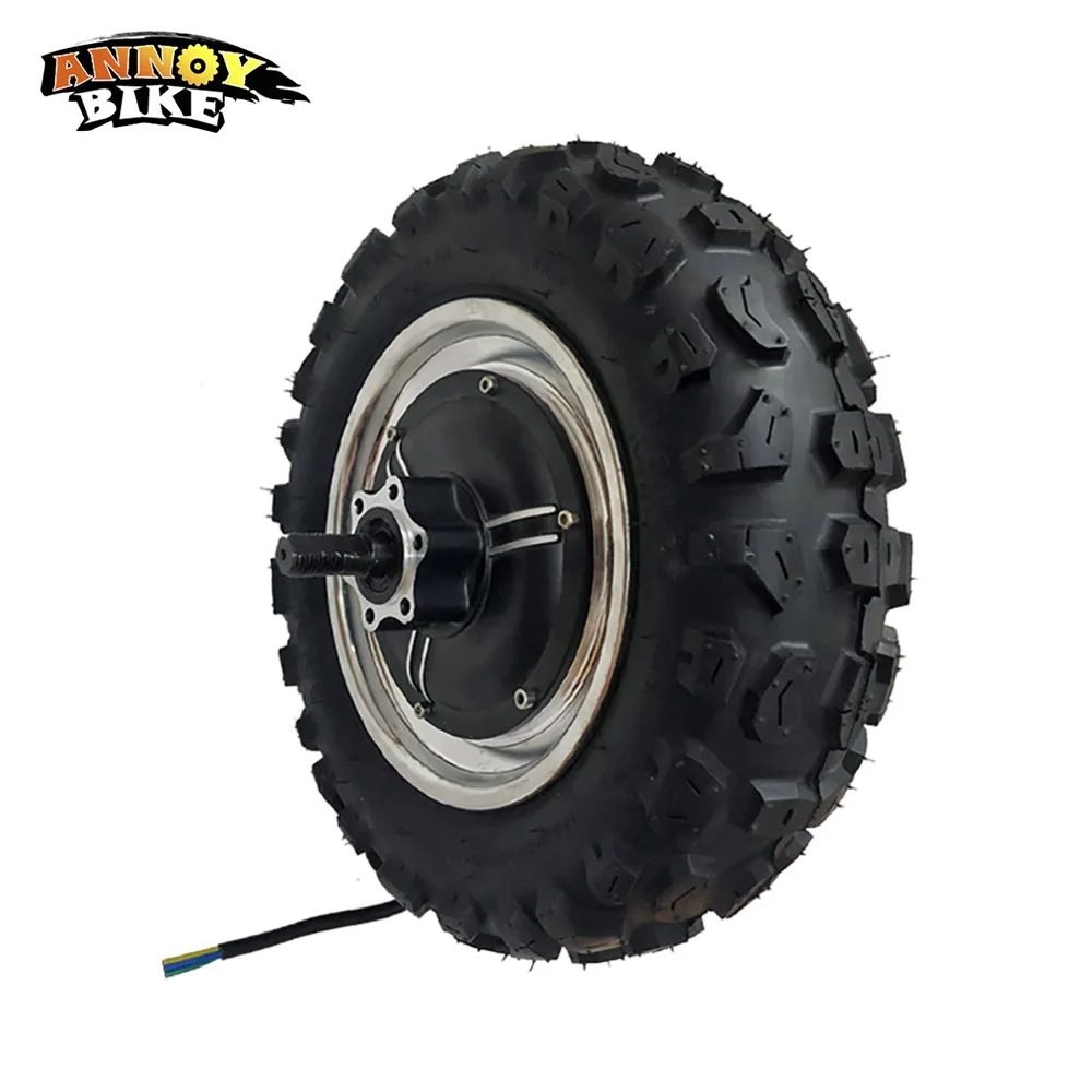Perfect High Speed Tyres 11 inch Hub Motor Kit 48V1000W1500W Electric Motorcycle Engine BuggyGearless Motor 60km/h Electric Kit Fat Tyre 30