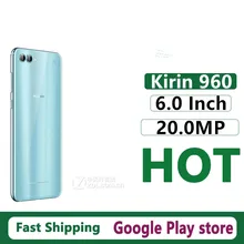 New HuaWei Nova 2S 4G LTE Cell Phone Dual Sim Fingerprint 6.0" IPS Kirin 960 20.0MP+20.0MP Android 8.0 OTA Fast Charger
