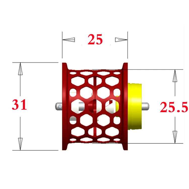 DIY DAIWA PX68 PIXY CUSTOM HONEYCOMB Рыболовная катушка Бесплатная доставка|reel spool|diy daiwafishing reel |