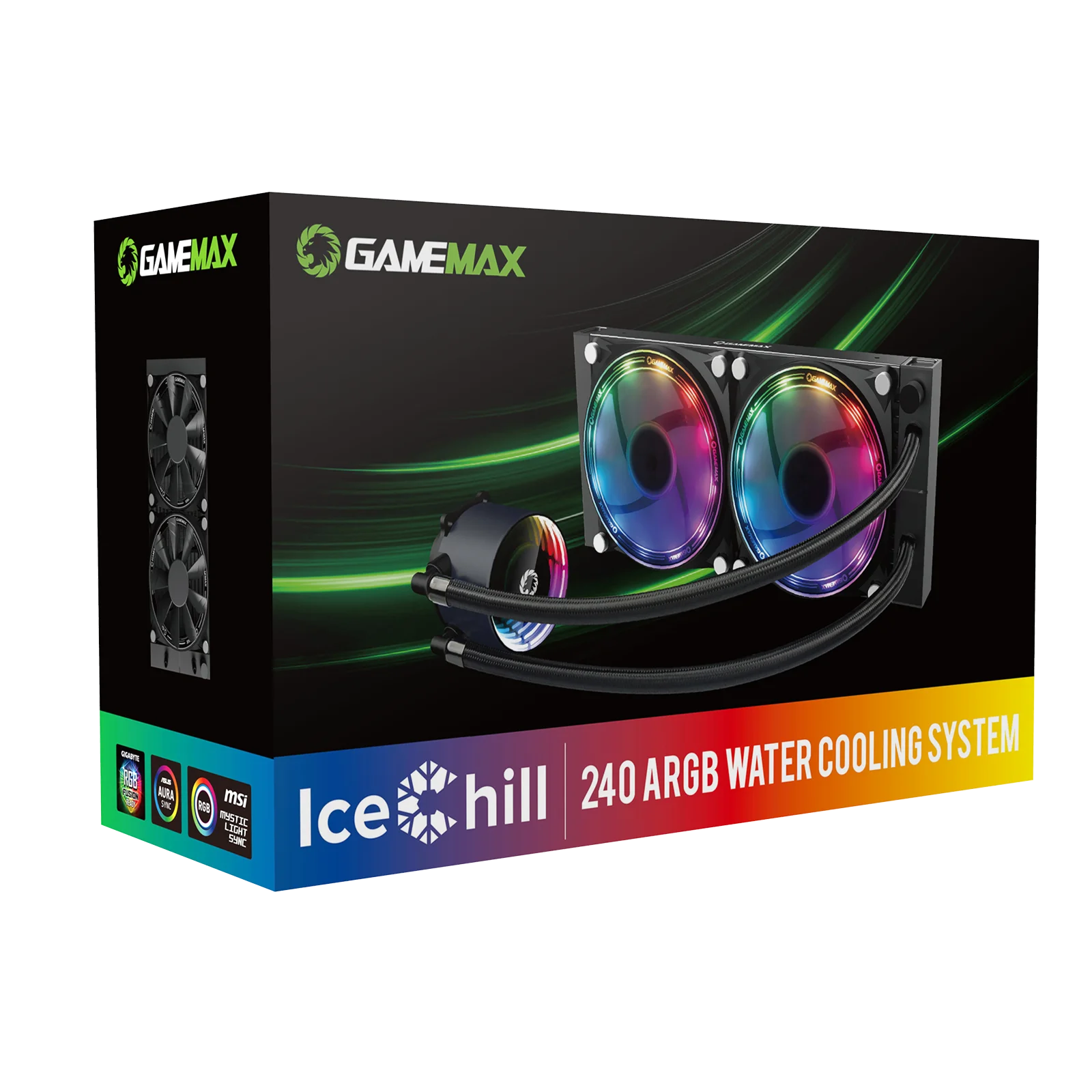 Кулер для процессора GameMax RGB все в одном жидкий Водяной кулер Intel LGA 2066 2011 V3 115X 775 AMD