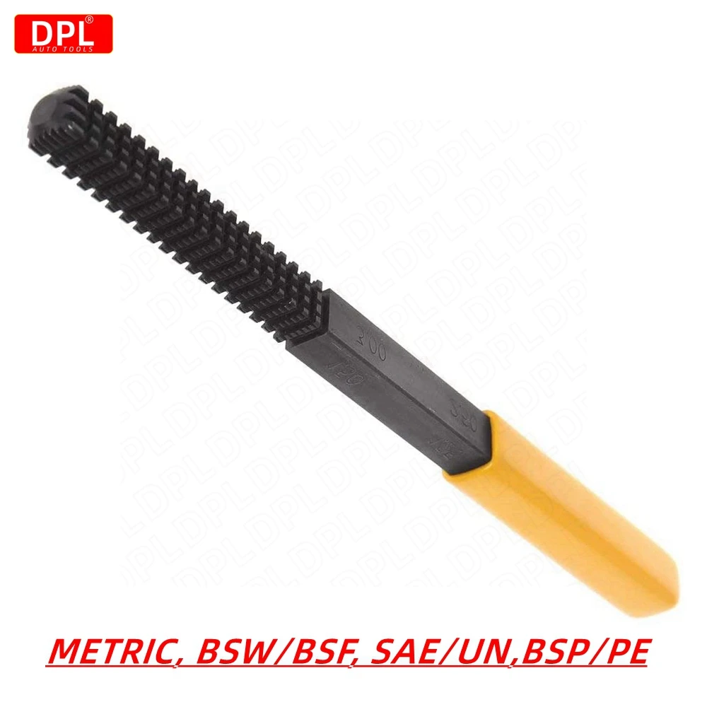 Thread Repair Tool For BSP/PF SAE/UN BSW/BSF Metric Restoration File Teeth Correction Hardware Tools