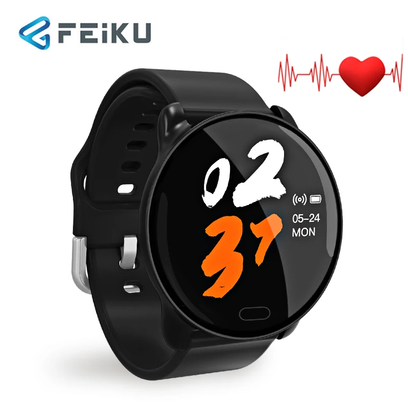 FEIKU K9 фитнес-трекер Смарт-часы с монитором артериального давления сердечного ритма для мужчин и женщин Открытый водонепроницаемый Smartwatch шагомер Ca