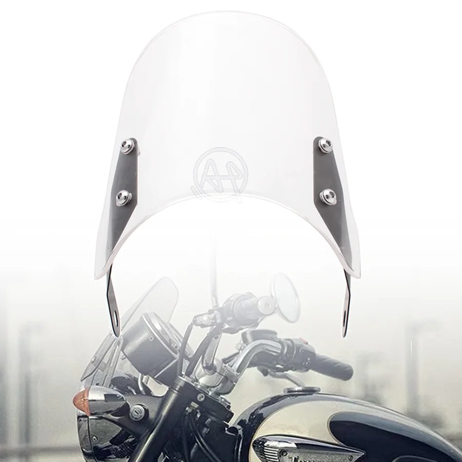 Мотоцикл ясно Обтекатели лобовое стекло паре-Бриз для Triumph Bonneville T 100/120 T100 T120 2001- 1 комплект