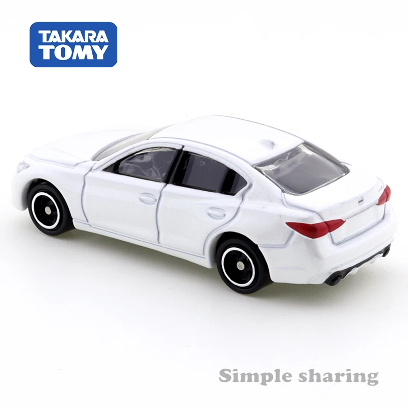 Nissan Skyline v37 sedán en rotmetallic Takara Tomy tomica #76 1/64 