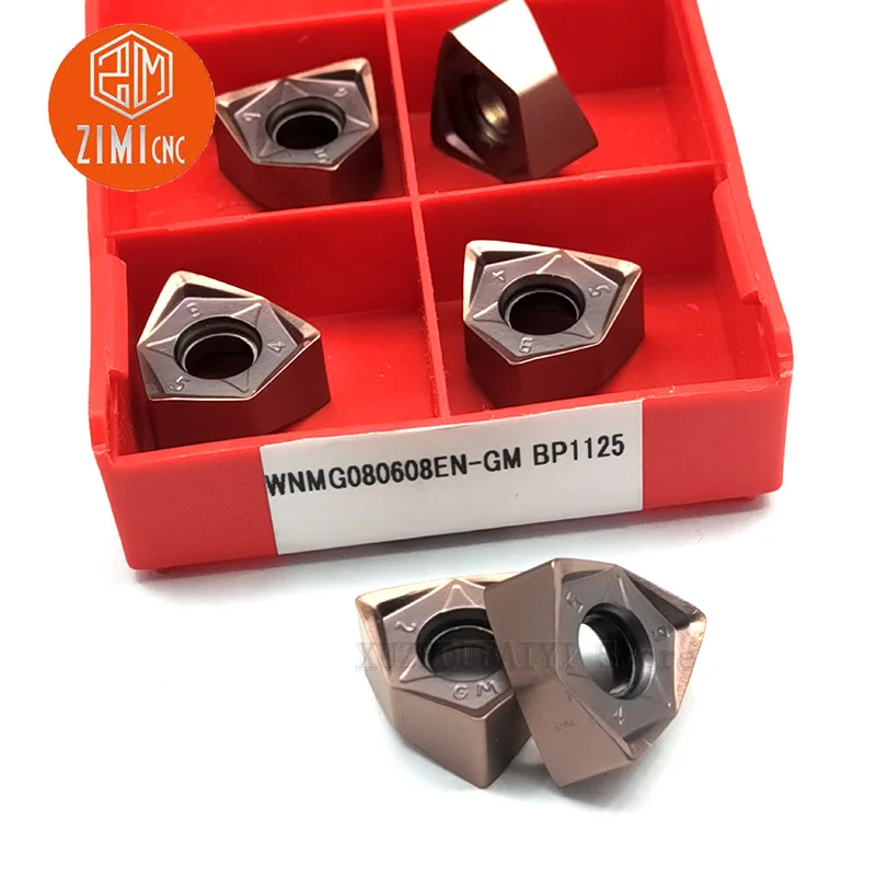 

10pcs WNMU080608/WNMG080608EN-GM GH carbide inserts 100% original CNC lathe cutting tools turning tools lathe tools