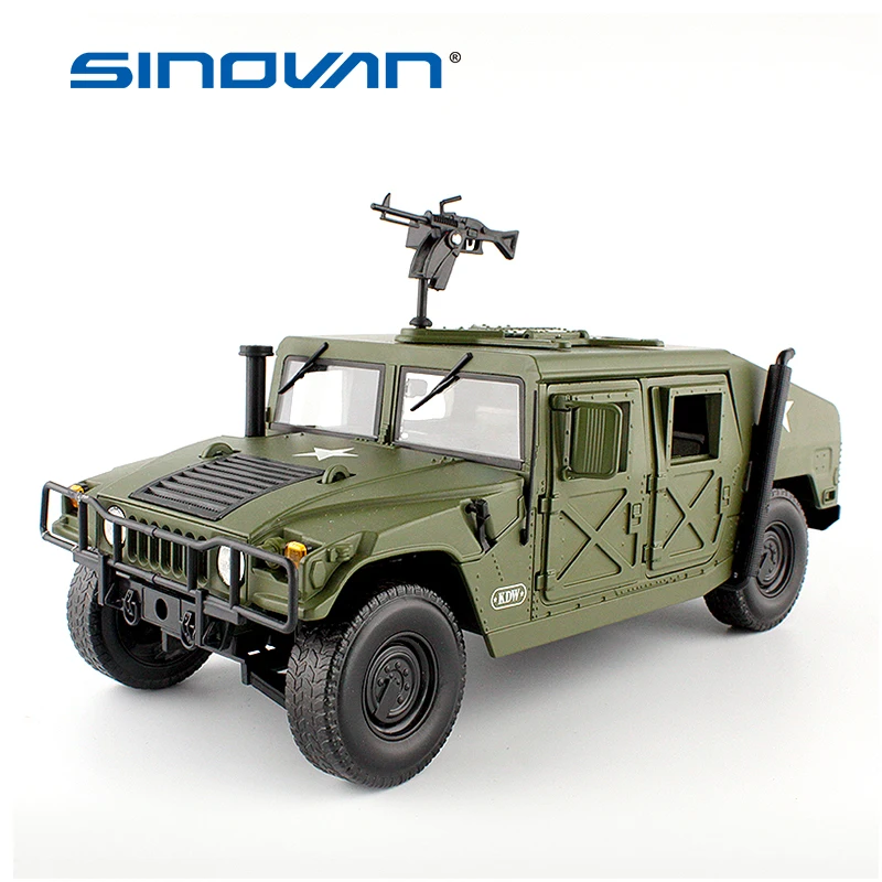 Сплав литье под давлением для Hummer игрушечное оружие автомобиля 1:18 военный бронированный автомобиль литье под давлением модель с 5 дверями хобби игрушки для детей день рождения