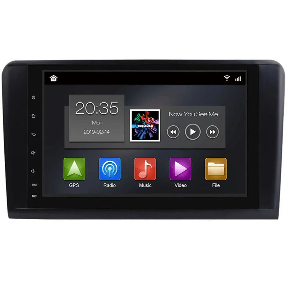 Perfect 9" IPS eight Core 2 din Android 9,0 Car DVD player GPS Stereo Radio for Mercedes Benz R Class W251 R280 R300 R320 R350 with wifi 3
