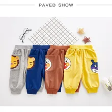 Детские штаны комплект с хлопковыми штанами женские зимние плюшевые и утепленные штанишки для малышей Верхняя одежда для мальчиков на осень и зиму