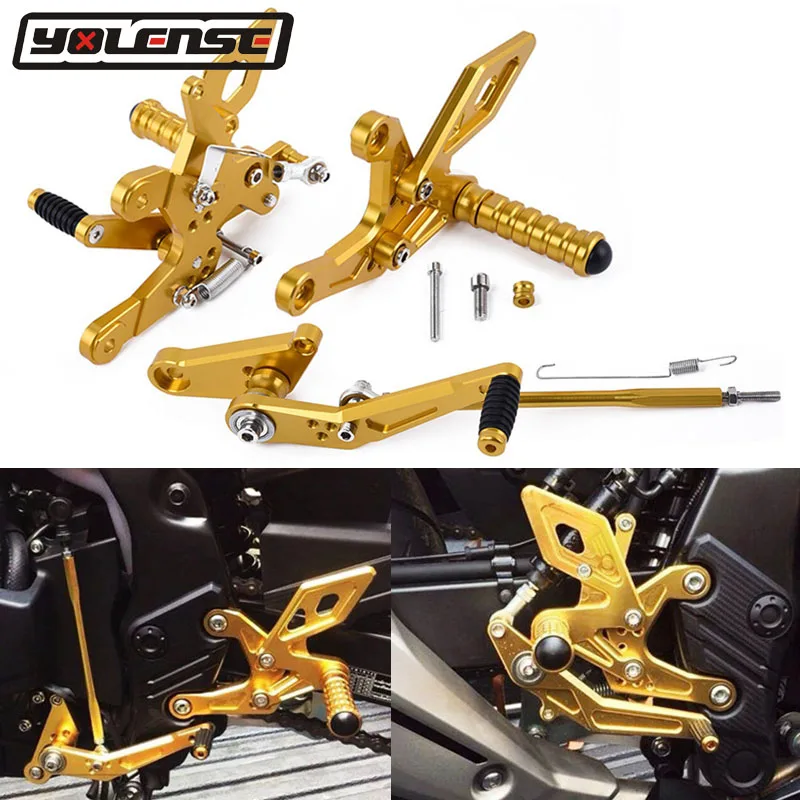 Мотоциклетные подножки cnc Rearset Задние для HONDA CBR500R CB500F CBR 500R CB 500F 2013 2019 2018 2017 2016
