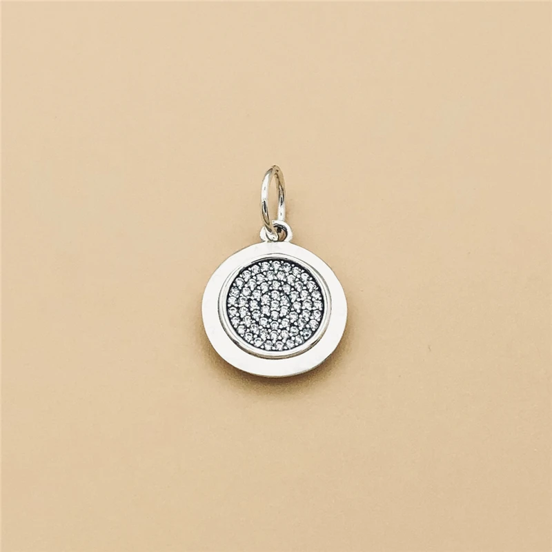 

Cefuny Authentic 925 Sterling Silver Pave Pendant Necklace With 70cm Necklace Europe Silver Jewelry Collection Wholesale