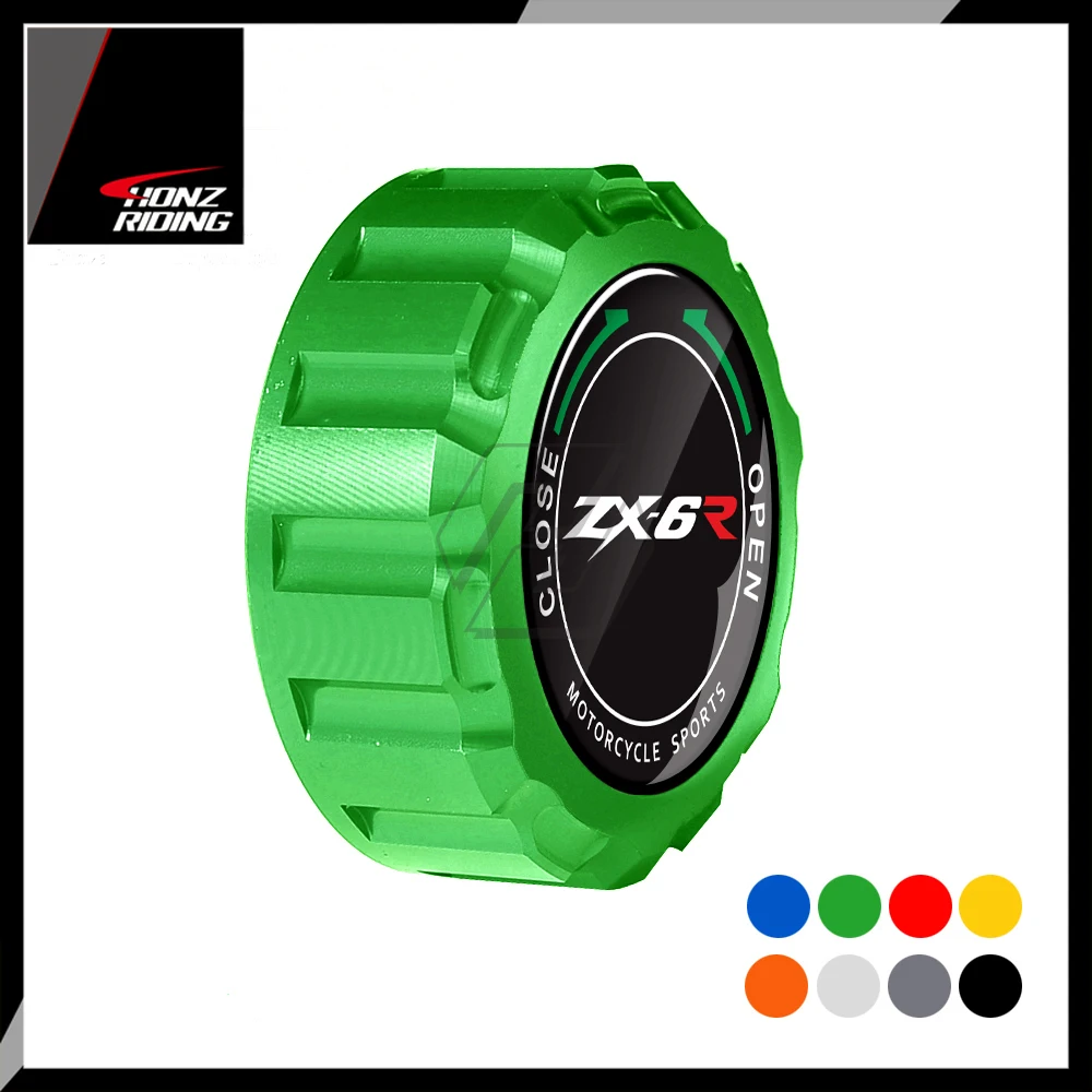 For Kawasaki ZX6R ZX 6R 2007 2014 Rear Brake Fluid Reservoir CapCovers