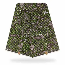 Дашики Лучшая цена нигерийская африканская Анкара Золотая мягкая новая восковая ткань с принтом, африканская одежда материал хлопок