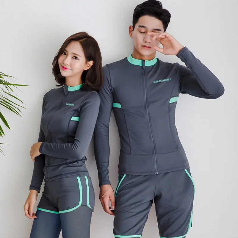 

Sun-resistant Diving Suit Couples Diving Suit Long-sleeved Swimsuit Jellyfish Clothing Jellyfish Service Surfing Suit Men And Wo