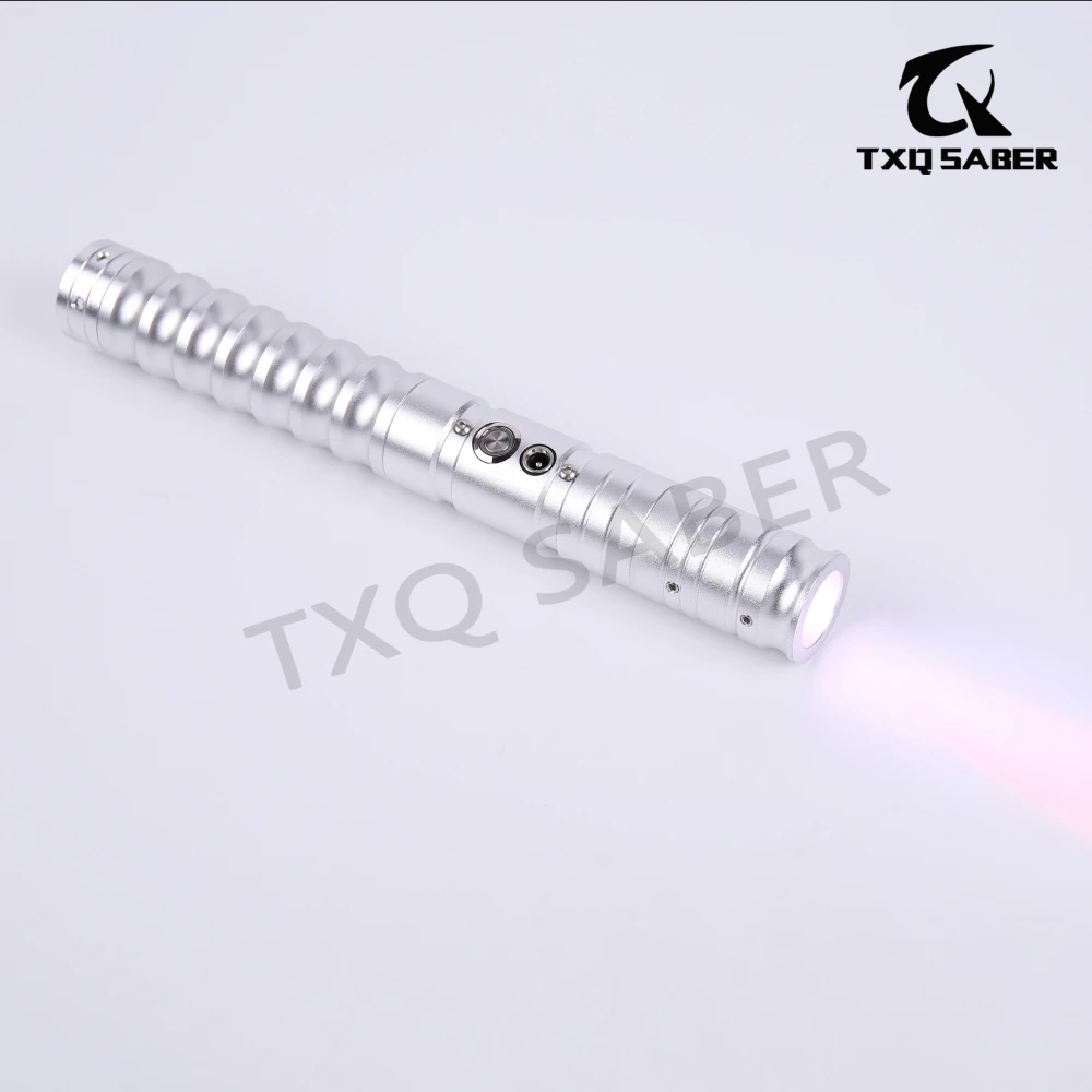 TXQsaber Cosplay Lightsaber Luke 6 sets Sound Fonts skywalker Saber RGB Force FX Heavy Dueling Volume adjustment 9W LED with FOC