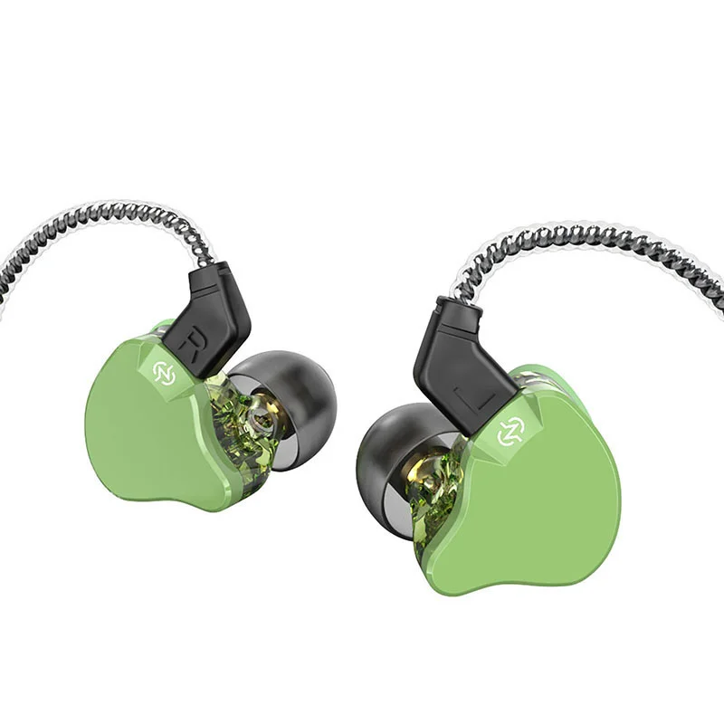 Gadgetoo Ccz Emerald Hifi Earphones 10Mm 1 Dd Unit+Ccz Customized Ba Wired Headphones In Ear Monitors Headset Earbud Hifi Bass Sport