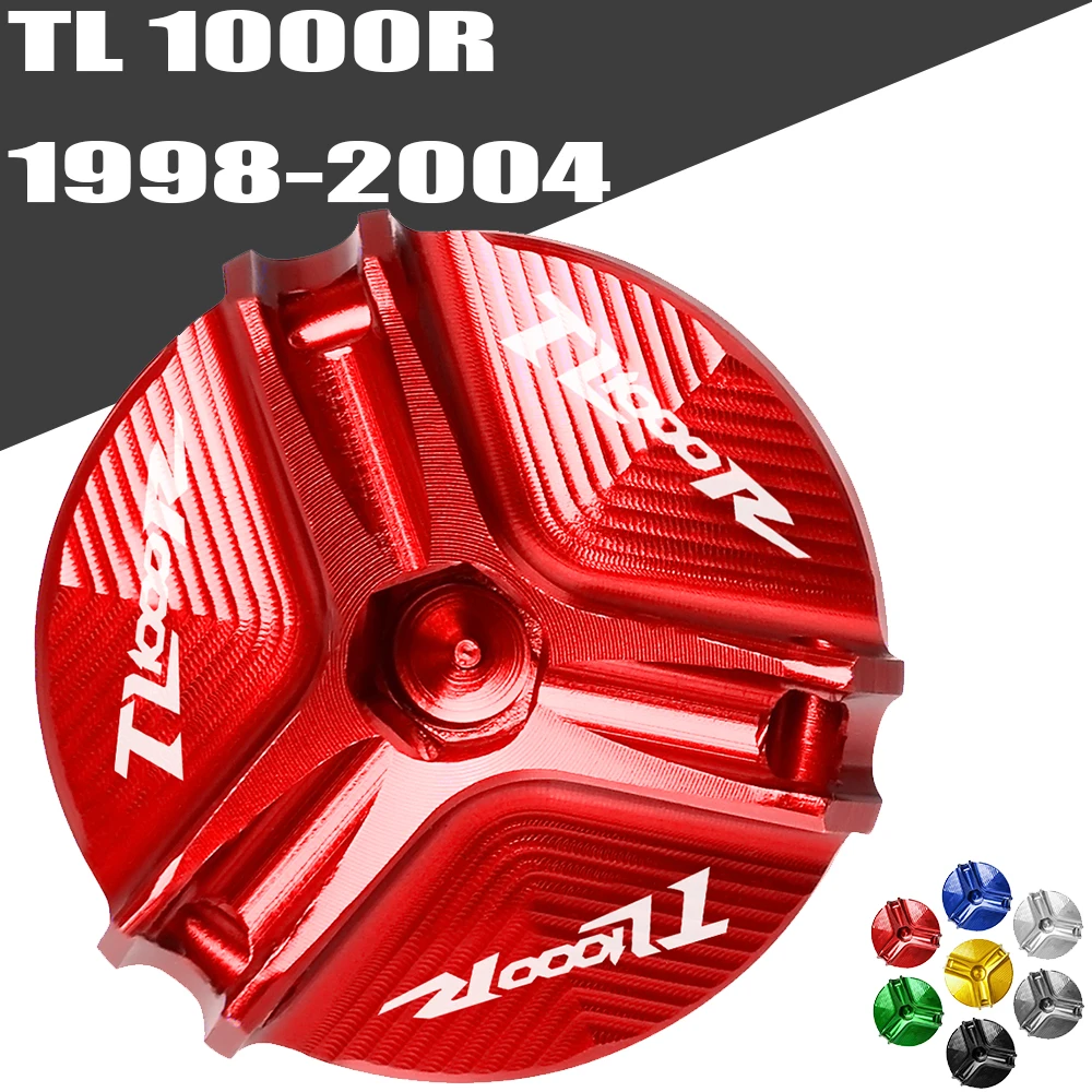 

TL1000R логотип мотоцикла CNC Крышка Масляного болта винта наполнителя крышки для Suzuki TL1000R TL 1000R 1000 R 1998-2004 аксессуары