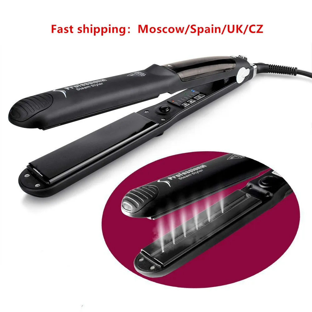 

Straightening Irons Fast Warm-up Thermal Performance Professional Tourmaline Ceramic Wet and Dry Heating Plate Hair Straightener