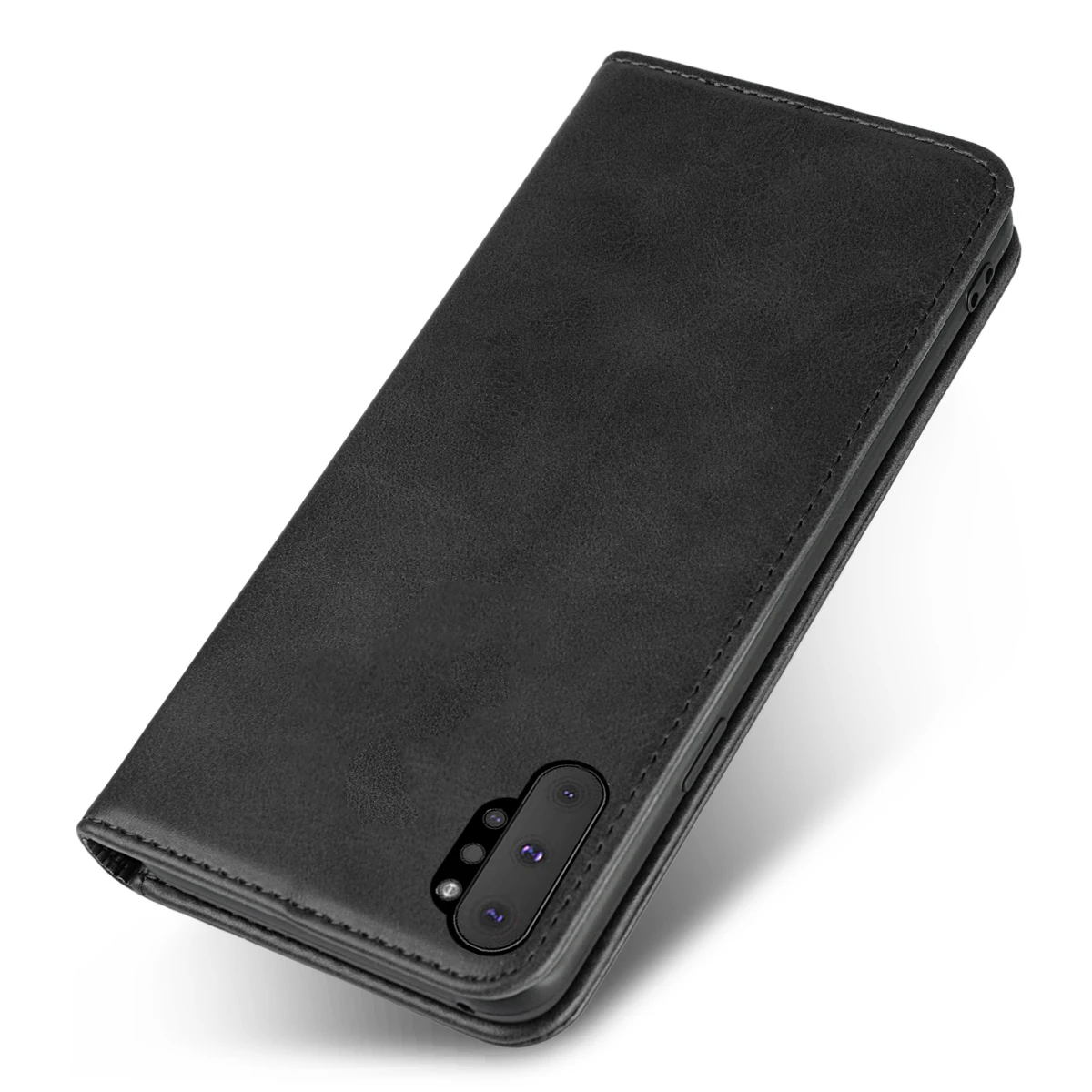 Для samsung Galaxy Note 10 Note 10 Plus чехол из искусственной кожи складной Стенд против царапин ударопрочный кошелек тип телефона протектор Fundas