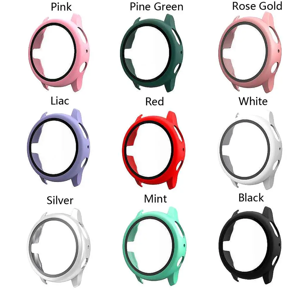 Стекло + чехол для Samsung Galaxy watch active2 44/40 мм Универсальный бампер защита экрана active 2