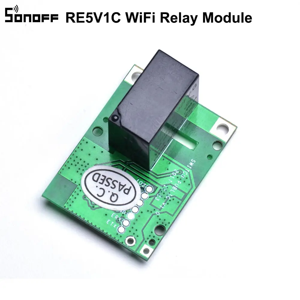 5 шт. SONOFF RE5V1C Wifi DIY переключатель В DC релейный модуль умные беспроводные