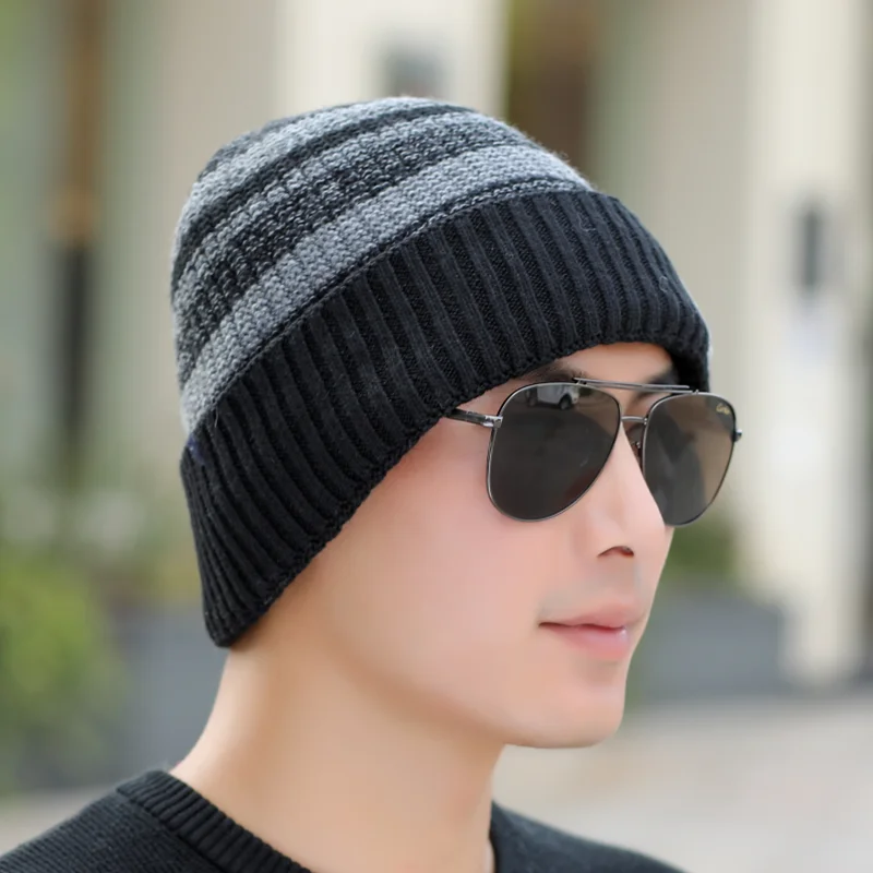 SUOGRY Skullies Beanies Зимние шапки для мужчин вязанные шарф и шапка женский Gorras мужской теплый мягкий Балаклава для Шеи Шапка бини
