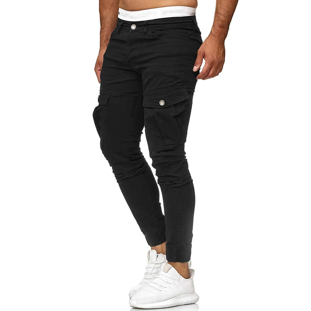 Vogue Joggers мужские повседневные Черные обычные спортивные штаны облегающие однотонные брюки спортивные штаны для бега Masculina