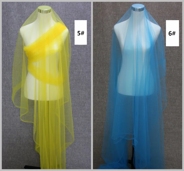 Description Picture 3 of item3/5/10m  Soft Tulle Fabric for Sewing Clothing, Dresses,Skirts,Tutus, See Through Material, High Quality, Sold by the Meter