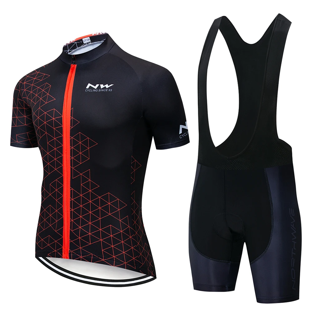 

2019 Summer Quick-Dry Cycling Jersey Set MTB Road Bicycle Cycling Clothing Breathable Mountain Bike Clothing Cycling Set