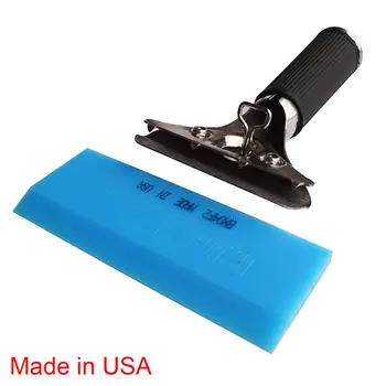 

AAnti-slip Handle Bluemax Rubber Squeegee Car Wrap Water Wiper Ice Scraper Household Cleaning Tools Snow Shovel made in USA B13B