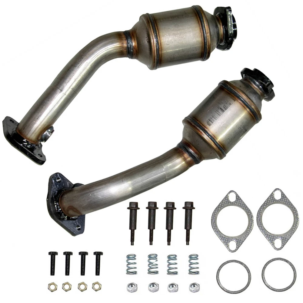 Factory Style Bank 1/2 Catalytic Converter Exhaust Pipe W/gasket For 04