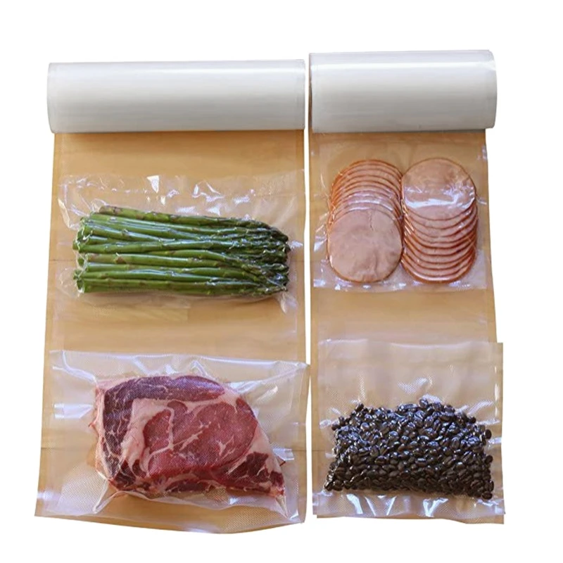 Рулон для вакумного упаковщика хранения продуктов питания коммерческого класса мешок для защиты пищевых продуктов 2 шт