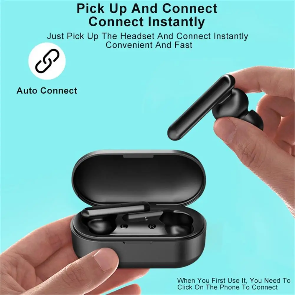 Bluetooth Wireless Stereo Headsets TWS Earphones Earbuds for iPhone 11 Samsung S20 S10 LG G Stylo Motorola E G