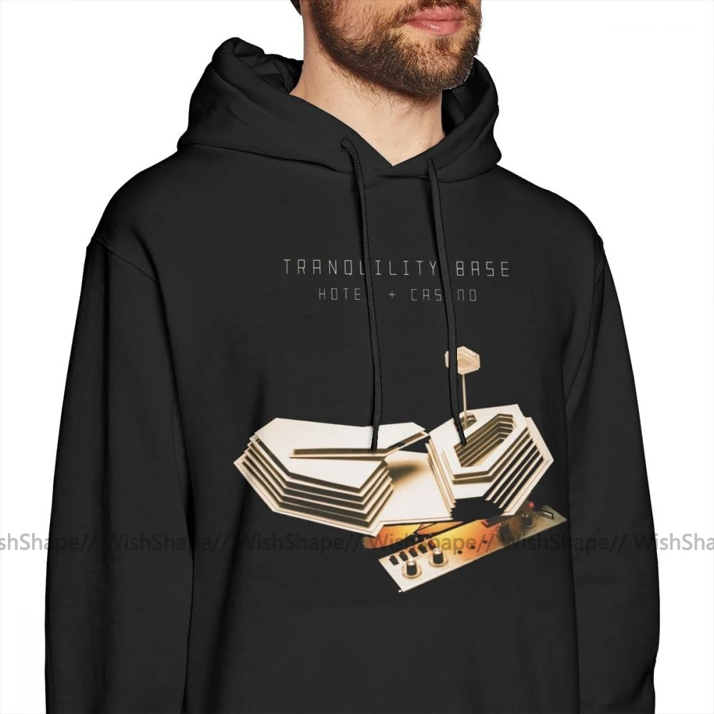 Толстовки с капюшоном Arctic Monkeys, толстовка с капюшоном для гостиницы и казино, Осенний Повседневный пуловер с капюшоном из хлопка ХХХ, Длинные мужские черные толстовки с капюшоном