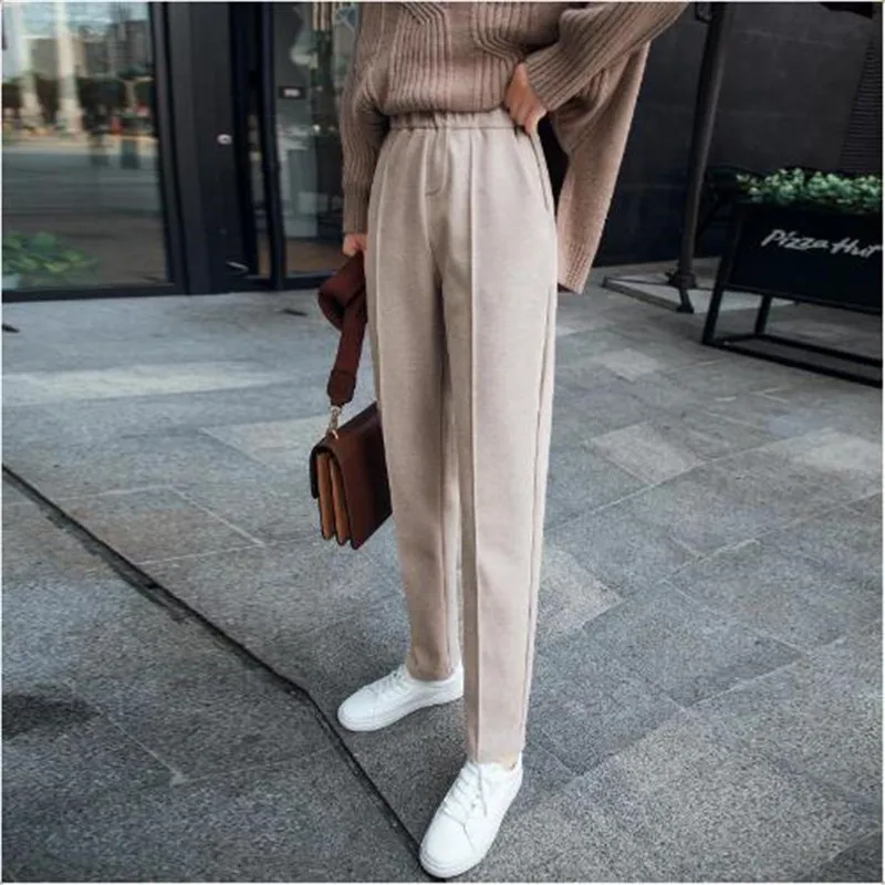 Рисунок 2 - Осенне-зимние женские плотные брюки с высокой талией